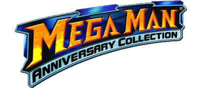Mega Man Anniversary Collection title screen for Playstation 2